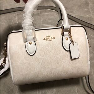 Coach Boston Bag Mini Pillow Leather Crossbody Chic